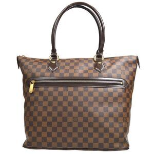 Louis Vuitton SALEYA HAND TOTE BAG PURSE DAMIER EBENE